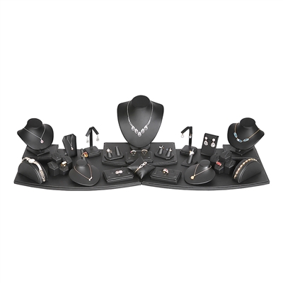 SET81(BK) Black Leatherette 26-Piece Set