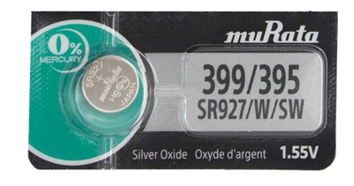 SR927SW 399/395 Sony Mercury Free Silver Oxide Watch Battery