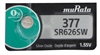 SR626SW /377 Sony-muRata Silver Oxide Watch Battery