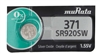 371 Sony - muRata  Silver Oxide Watch Battery