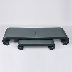 ST-2005(87R) Curved Steel Gray Leatherette Display Platform 3 Piece Set