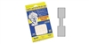 TA722 Tyvek Silver Tear Proof Adhesive Tag