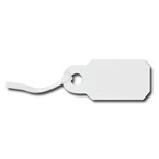 TA762(WH) Pricing Tag with String