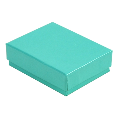 TB-1 (BX2821-TB) Teal Blue Cotton Filled Box