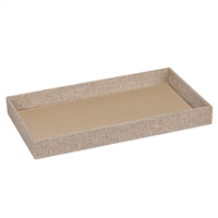 TY-1221N-N23 Burlap Jewelry Tray-Full Size-1"