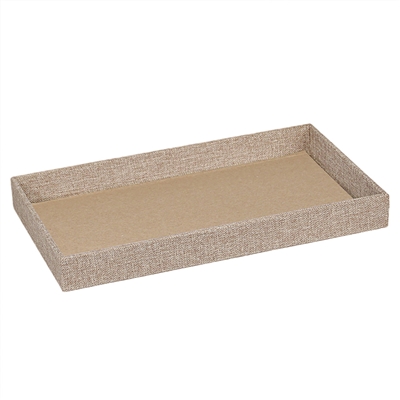 TY-1221N-N23 Burlap Jewelry Tray-Full Size-1"