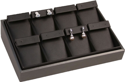 TY-2105(78R) Slanted Clip Earring Tray - 8 Pr.