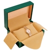 WB101L-GN Faux Leather Single Watch Box - Green