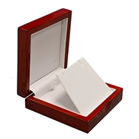 WKE9 FANCY WOODEN PENDANT/EARRING BOX